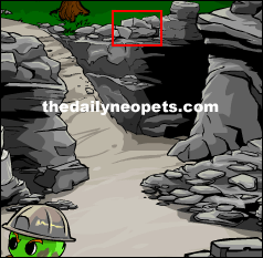 Perfectly flat rock location