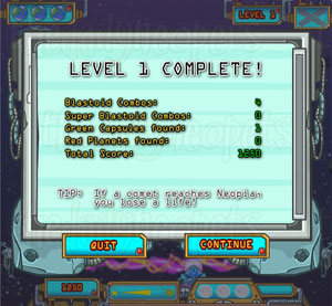 Level Score Screen