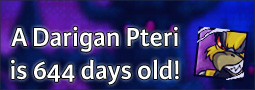 A Darigan Pteri is 644 days old!