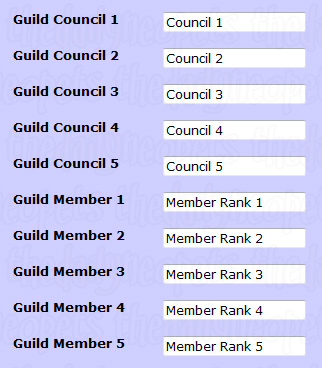 Guild Ranks