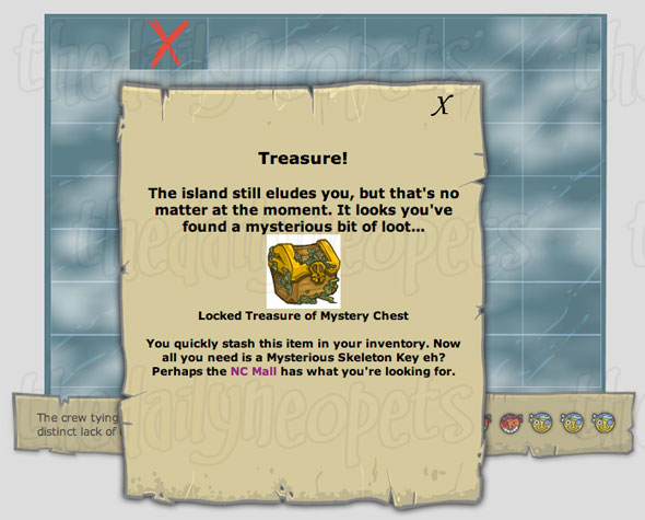 Find treasure