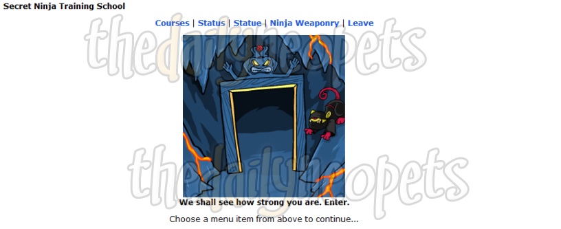 Secret Ninja Training School Entrance screenshot