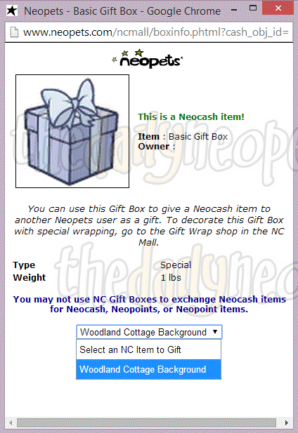 Does anyone know where you can view gift box capsule items? : r/neopets