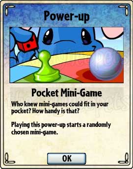Pocket Minigame Card