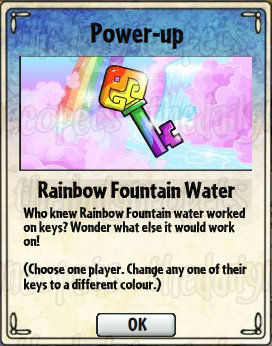 Rainbow Fountain Water Card